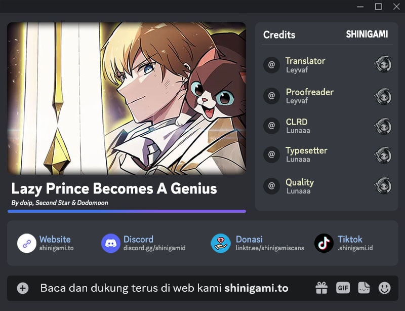 Lazy Prince Becomes A Genius Page 2