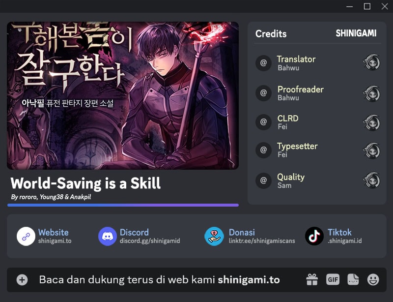 World-Saving Is A Skill Page 2