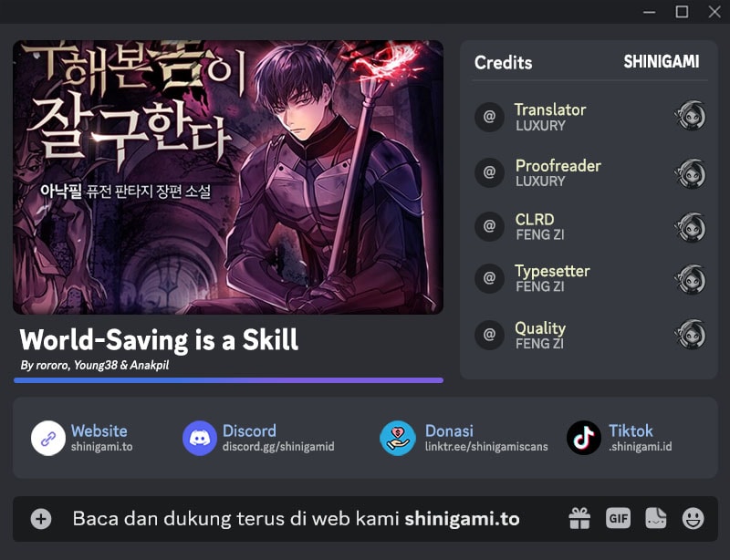 World-Saving Is A Skill Page 2