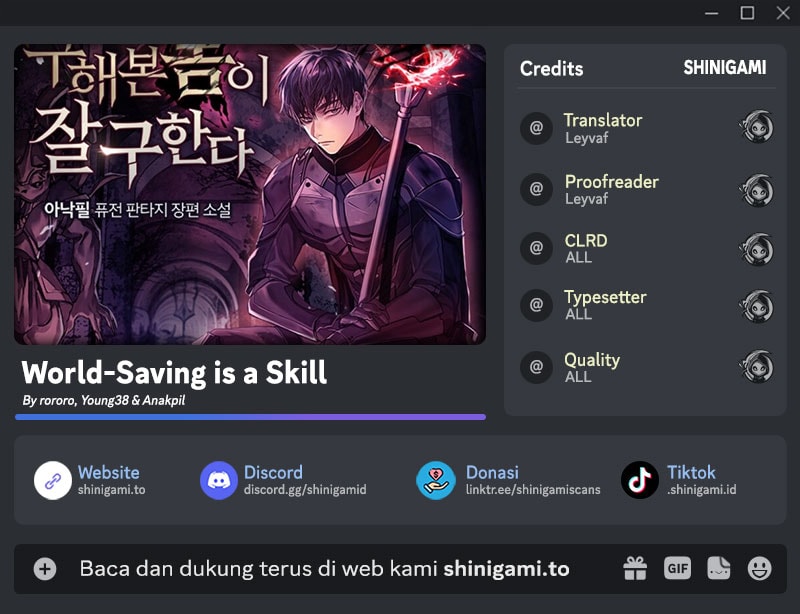 World-Saving Is A Skill Page 2