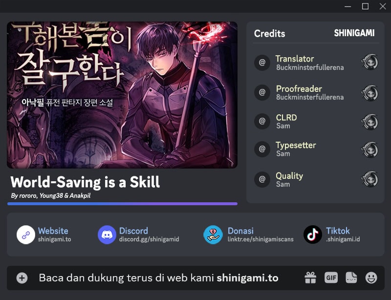 World-Saving Is A Skill Page 2